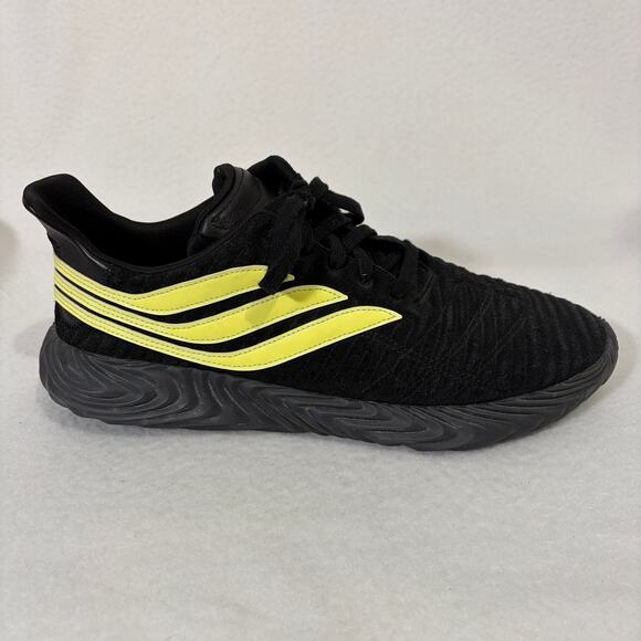 Adidas Sneakers Mens Size 14 Sobakov Black Semi Frozen Yellow Suede Shoes